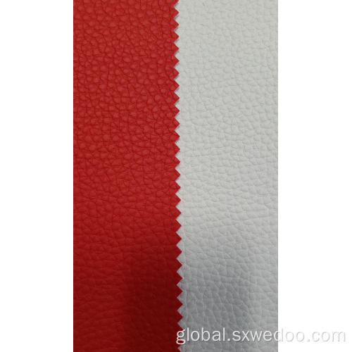 China Multiple Colors Synthetic Leather PVC Sofa Upholstery Fabric Manufactory